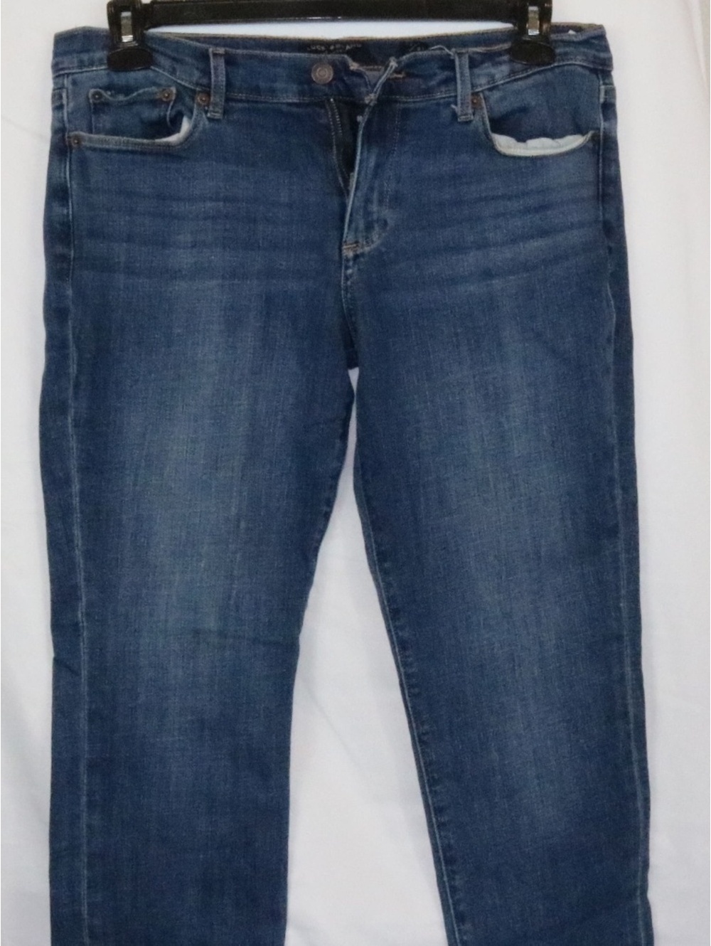 Lucky Brand Jeans Womens Ankle Length Mid Rise Denim in Blue Size 12/31